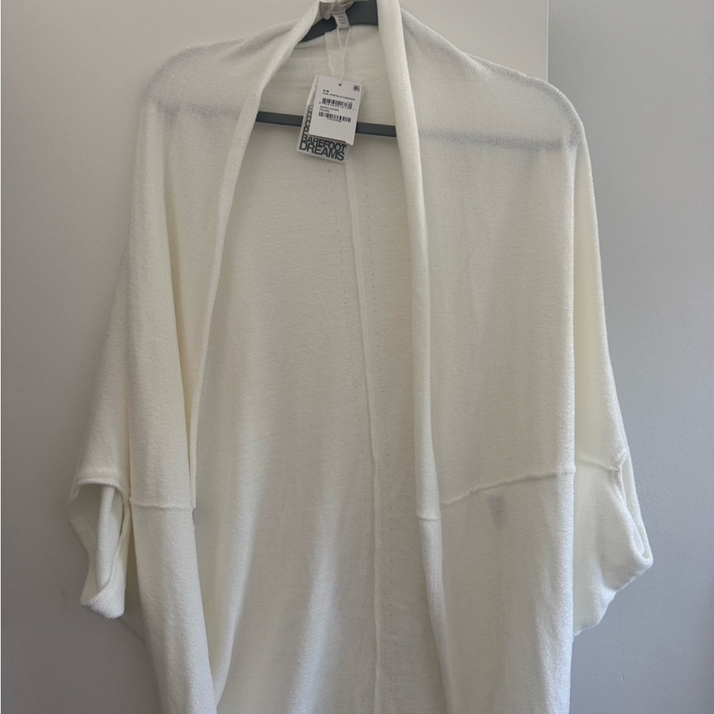 Barefoot Dreams CozyChic Ultralite Pointelle Cardigan NWT